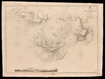 Greece, the Peiraeus or Port Drako surveyed by Commander Thomas Graves, H.M.S. Beacon 1840 by J. & C. Walker