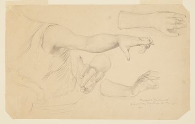 Studies of Hands for Dome of Manufactures and Liberal Arts Building, World