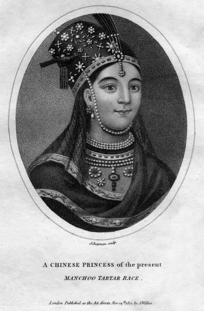 A Chinese Princess of the Manchoo Tartar Race by J. Chapman