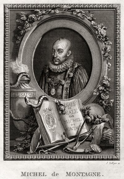 Michel de Montaigne by J. Collyer