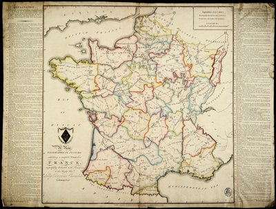 A New Geographical Pastime Exhibiting a Complete Tour Through France Respectfully Dedicated with Permission to the Right Honorable Lady Georgiana Cavendish by J. Enouy