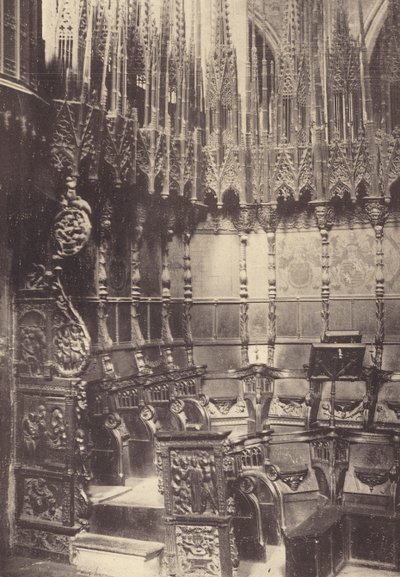 Choir Chairs in Barcelona Cathedral by J. Furnells