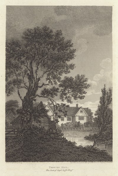 Robert Bloomfield, poet: Troston Hall, the Seat of Capel Lofft Esquire by J. Greig