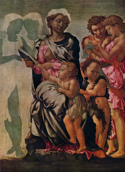 The Madonna and Child with St John and Angels (detail) by J Greig Pirie