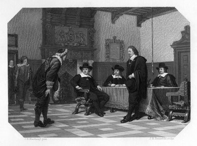 An Audience with the Council of Mayor and Aldermen of Amsterdam by J. H. Rennefeld
