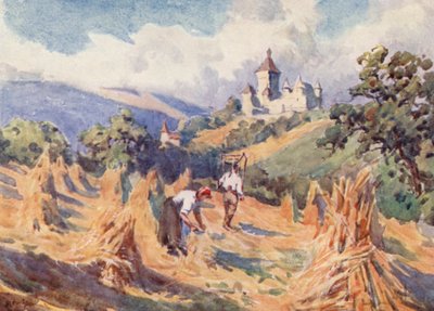 Chateau de Vufflens, Above Lausanne by J. Hardwicke Lewis