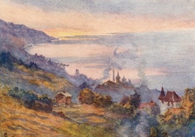 Lausanne, looking East by J. Hardwicke Lewis