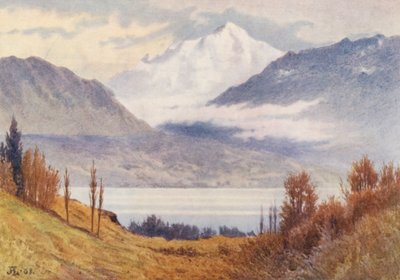 Mont Blanc from Above Morges by J. Hardwicke Lewis