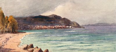 St Gingolph from Bouveret, after a Storm, JHL by J. Hardwicke Lewis