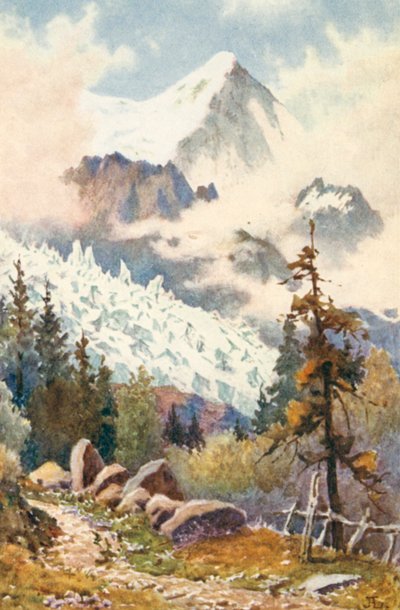 The Glaciers des Bossons, Chamonix, JHL by J. Hardwicke Lewis