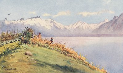 The Rhone Valley from Chexbres by J. Hardwicke Lewis