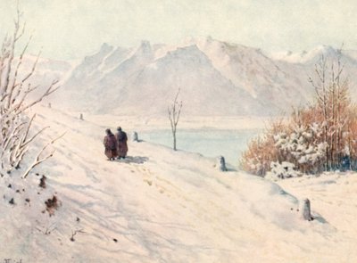 The Savoy Alps, Winter, from the Road to Caux by J. Hardwicke Lewis