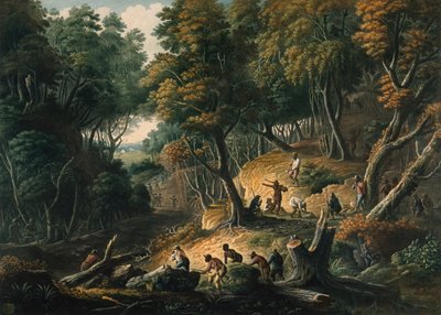 The Maroons in Ambush on the Dromilly Estate in the Parish of Trelawney by J. Merigot
