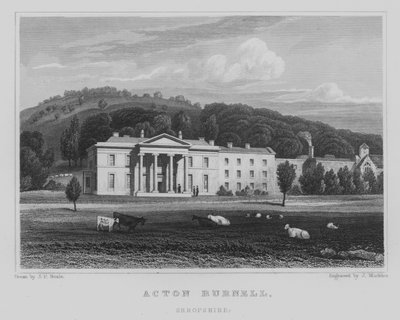 Acton Burnell, Shropshire by John Preston Neale