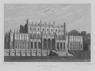 Eaton Hall, Cheshire by John Preston Neale