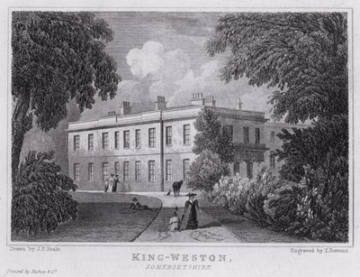 King-Weston, Somersetshire by John Preston Neale