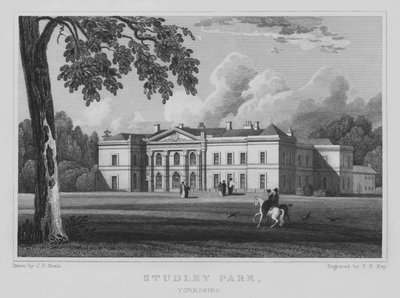 Studley Park, Yorkshire by John Preston Neale
