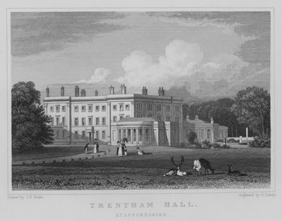 Trentham Hall, Staffordshire by John Preston Neale