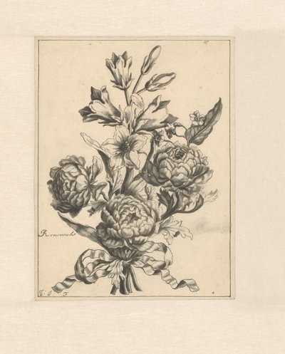 Buttercups Tied with a Ribbon by J. Porteret