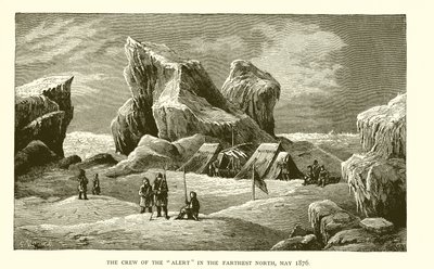 The Crew of the Alert in the Farthest North, May 1876 by J. R. Sinclair