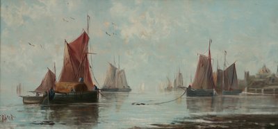 Fishing Boats by J. Racie