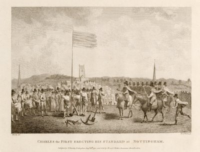 Charles the First Erecting his Standard at Nottingham by J. Throsby