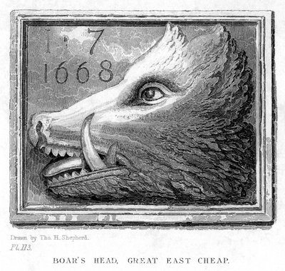 Inn Sign from the Boar