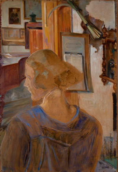 Julia, Daughter of the Artist in Lusławice by Jacek Malczewski
