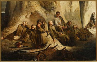 Sunday in the Mine (Rest in the Mine) by Jacek Malczewski