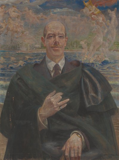 Portrait of Alfred Biesiadecki by Jacek Malczewski