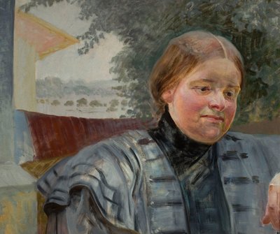 Portrait of Sister Helena by Jacek Malczewski