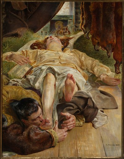 The Death of Ellenai by Jacek Malczewski