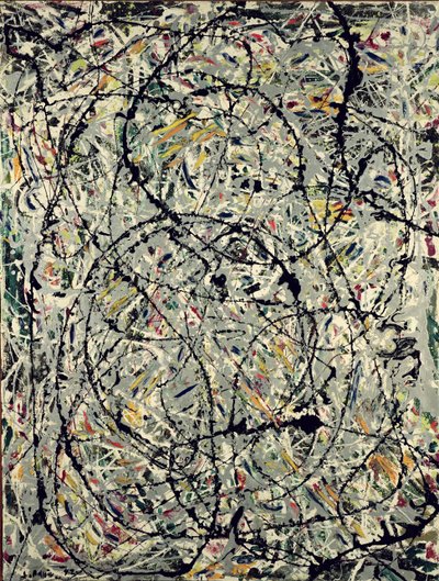 Undulating Paths by Jackson Pollock