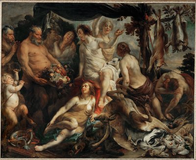 Diana Resting After the Hunt by Jacob (studio of) Jordaens
