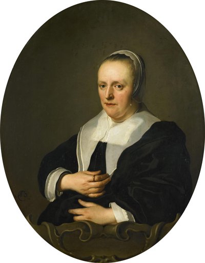 Portrait of Sara de Bie by Jacob Adriaensz Backer