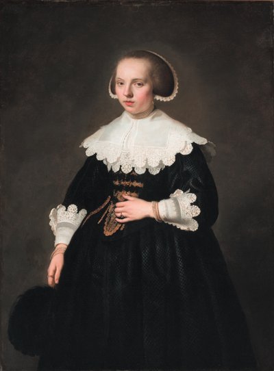 Portrait of a Young Woman by Jacob Adriaensz Backer