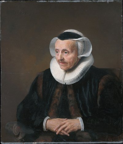 Portrait of an Old Woman by Jacob Adriaensz Backer