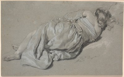 Study of a Reclining Woman, Seen from the Back by Jacob Adriaensz Backer