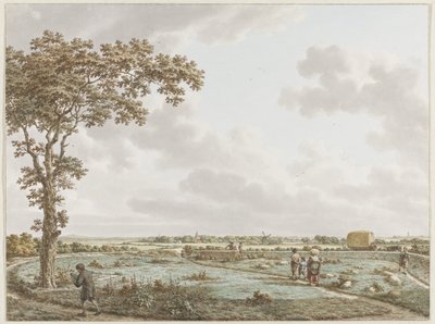 The Tafelberg in the Landscape, Seen from the Sint-Janskerkhof near Laren by Jacob  Cats