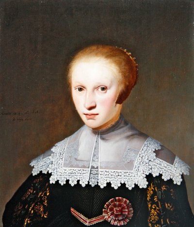 A Portrait of a Young Lady, Aged 10 1/2 by Jacob Gerritsz Cuyp