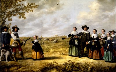 Portrait of a Family in a Landscape by Jacob Gerritsz Cuyp