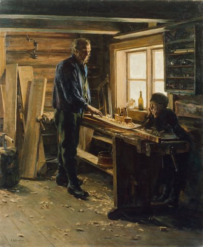 In the Carpentry Workshop by Jacob Gloersen