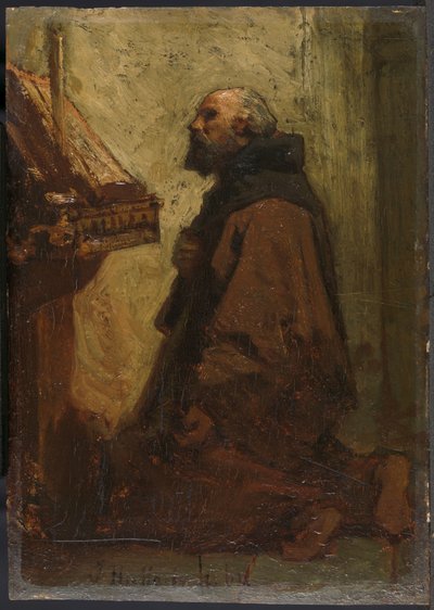 Praying Monk by Jacob Henricus or Hendricus Maris