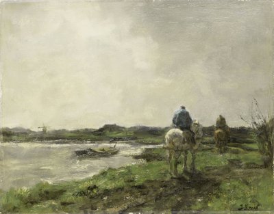 Towpath by Jacob Henricus or Hendricus Maris