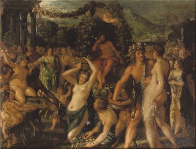Without Bacchus and Ceres, Venus Freezes by Jacob Hoefnagel