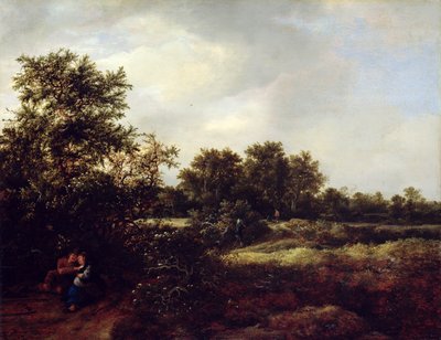 Dune Landscape with Lovers by Jacob van Ruisdael