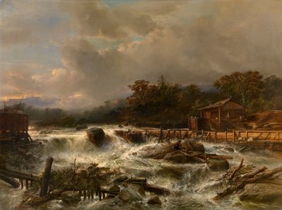 Waterfall in Norway by Jacob Jacobs