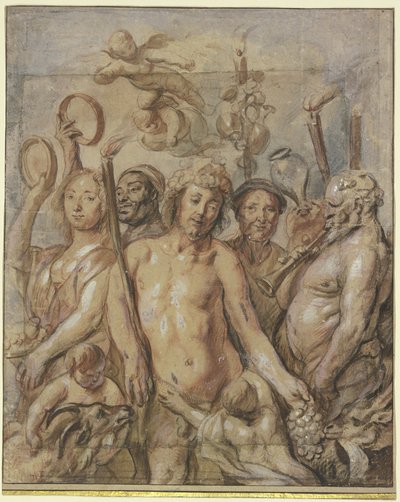 Procession of Bacchants (Triumph of Bacchus) by Jacob Jordaens