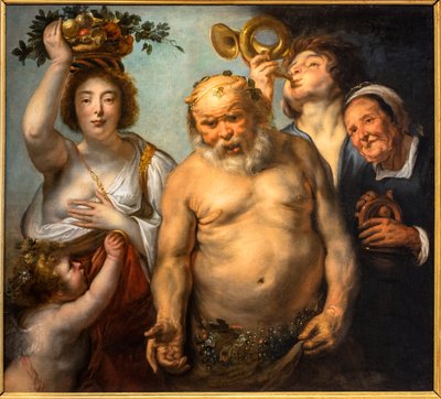 Silenus and the Four Seasons by Jacob Jordaens