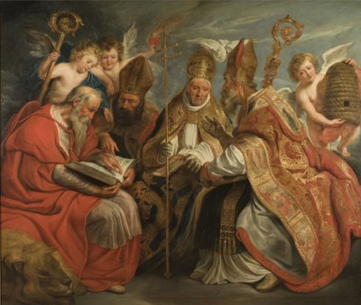 The Four Fathers of the Latin Church by Jacob Jordaens